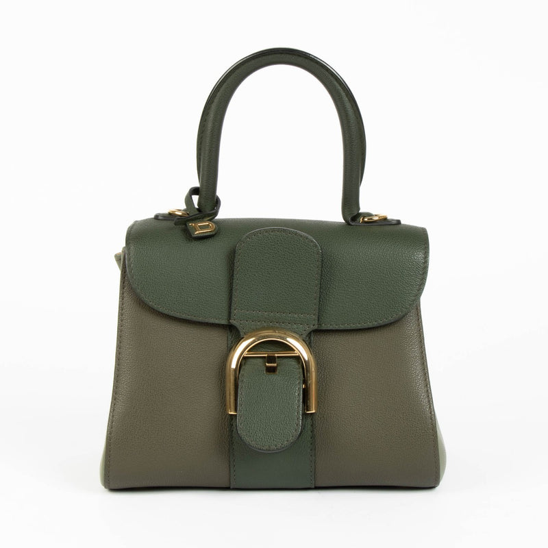 Shop this 100% authentic Delvaux Kaki Camaieux Rodeo Calf Brillant Mini Bag at Labellov.com