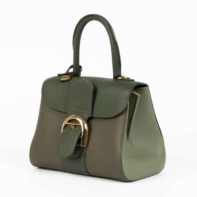Shop this 100% authentic Delvaux Kaki Camaieux Rodeo Calf Brillant Mini Bag at Labellov.com