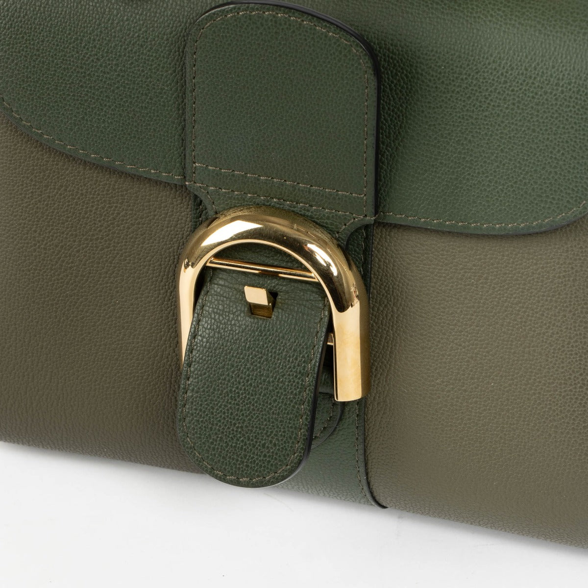 Shop this 100% authentic Delvaux Kaki Camaieux Rodeo Calf Brillant Mini Bag at Labellov.com