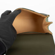 Shop this 100% authentic Delvaux Kaki Camaieux Rodeo Calf Brillant Mini Bag at Labellov.com