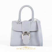Authentic pre-loved Delvaux Lilas Box Calf Mini Brillant Bag on Labellov.com