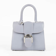 Authentic pre-loved Delvaux Lilas Box Calf Mini Brillant Bag on Labellov.com