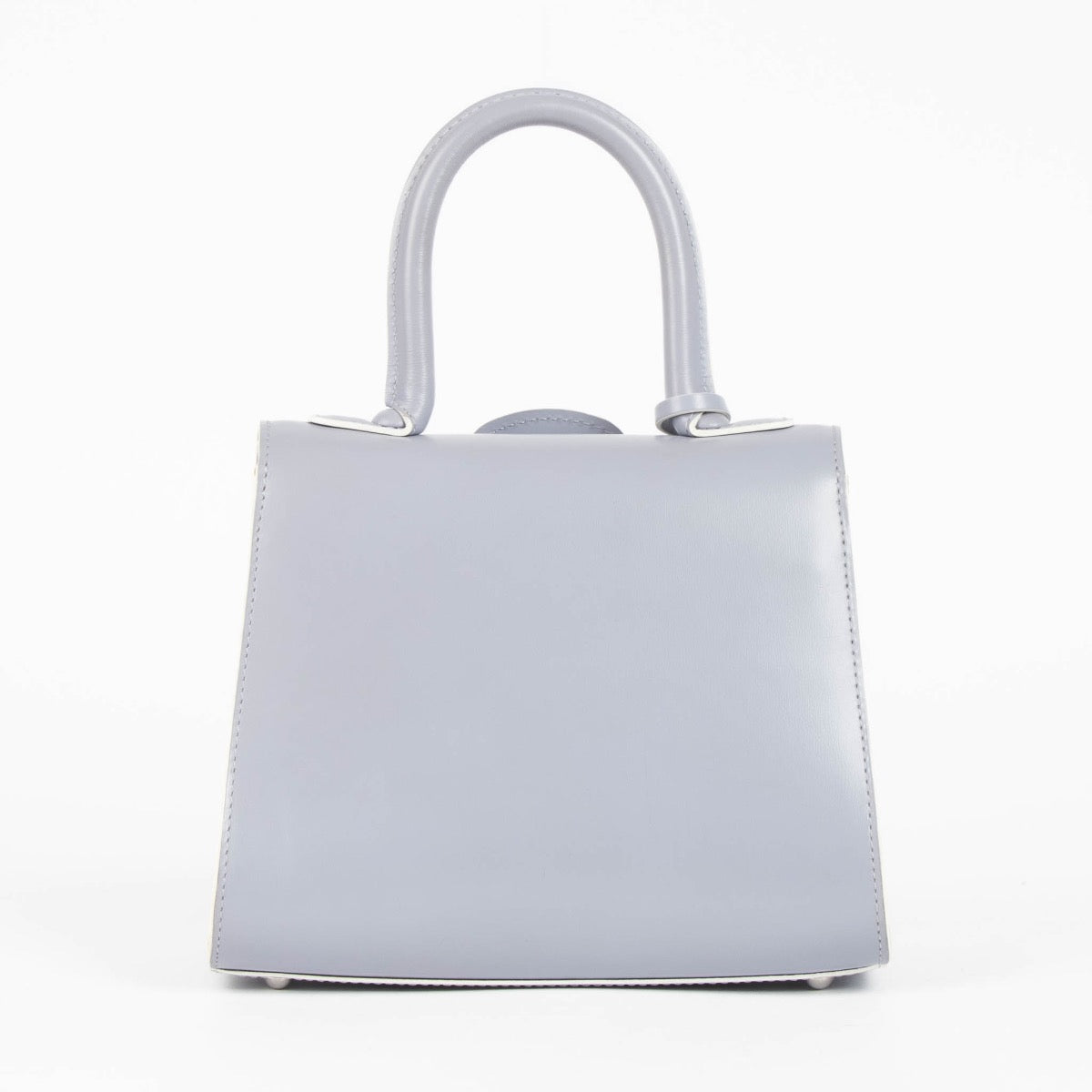 Authentic pre-loved Delvaux Lilas Box Calf Mini Brillant Bag on Labellov.com