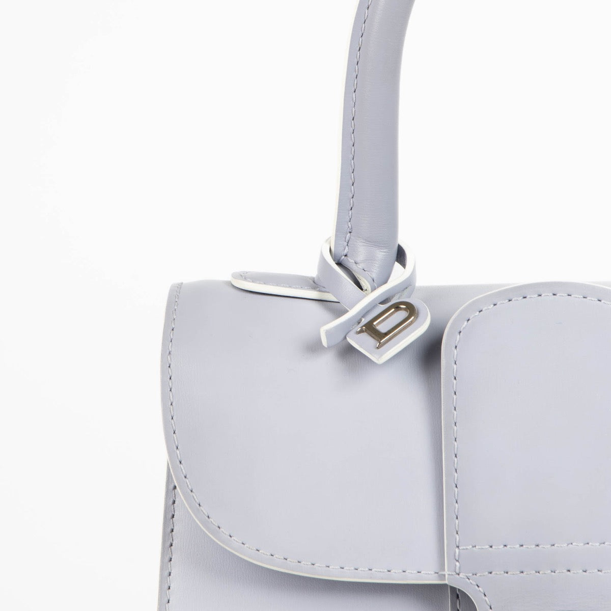 Authentic pre-loved Delvaux Lilas Box Calf Mini Brillant Bag on Labellov.com