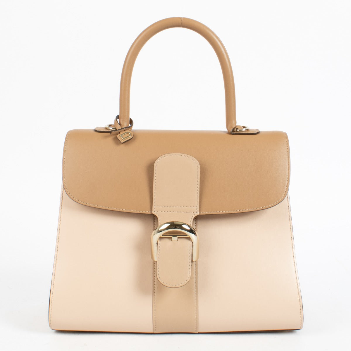 Authentic preloved Delvaux Nude Camaieux Box Calf Brillant MM Bag on Labellov.com
