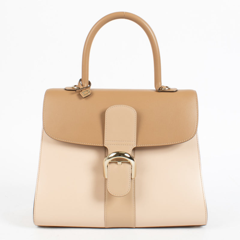 Authentic preloved Delvaux Nude Camaieux Box Calf Brillant MM Bag on Labellov.com