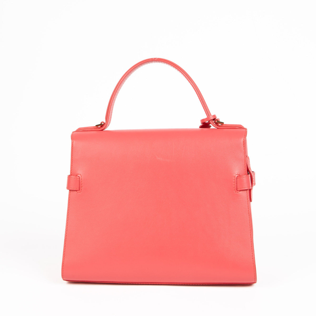 Delvaux Rose Candy Supple Calf Tempête MM Tas