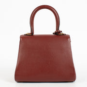 Authentic preloved Delvaux Burgundy Rodeo Calf Brillant mini Bag on Labellov.com