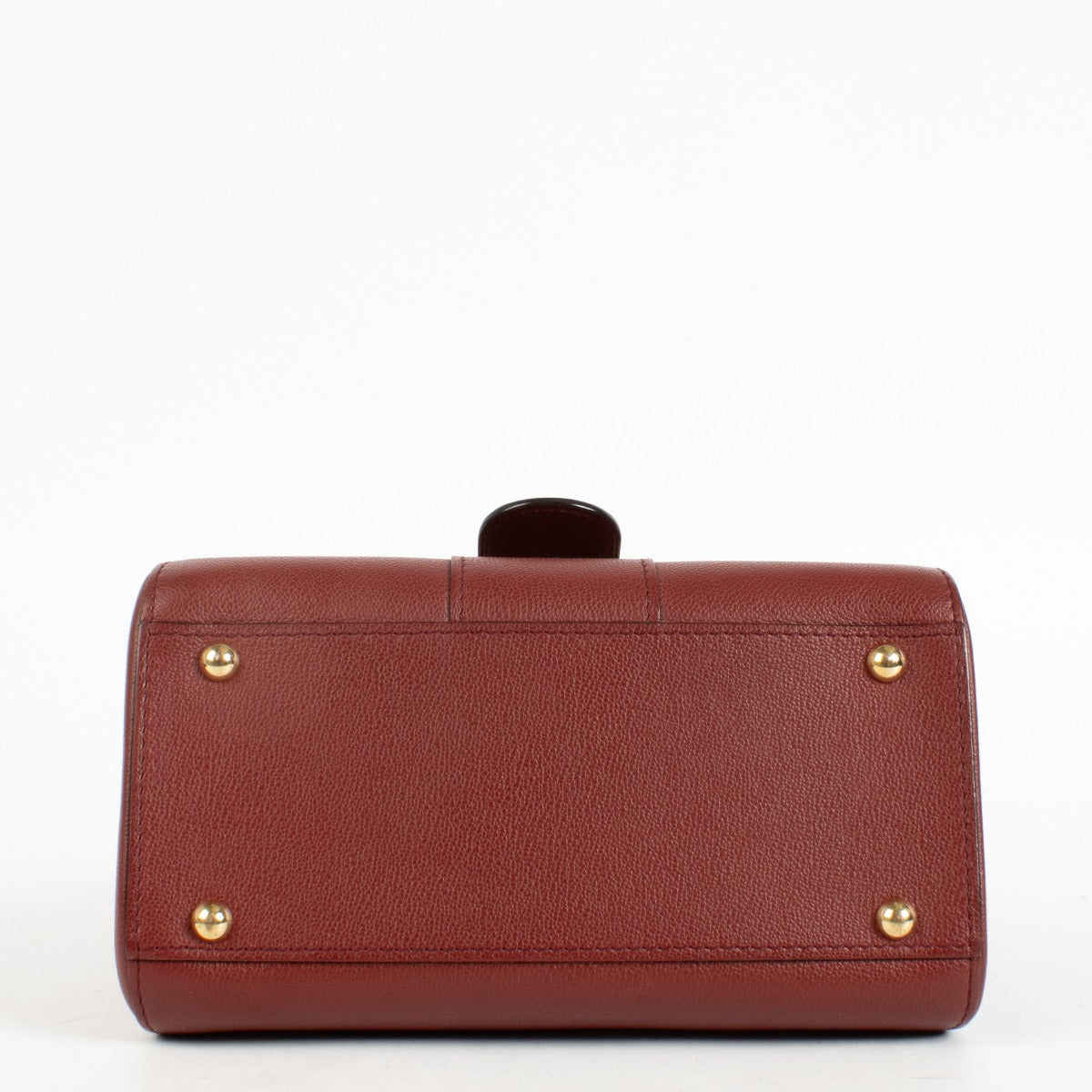Authentic preloved Delvaux Burgundy Rodeo Calf Brillant mini Bag on Labellov.com