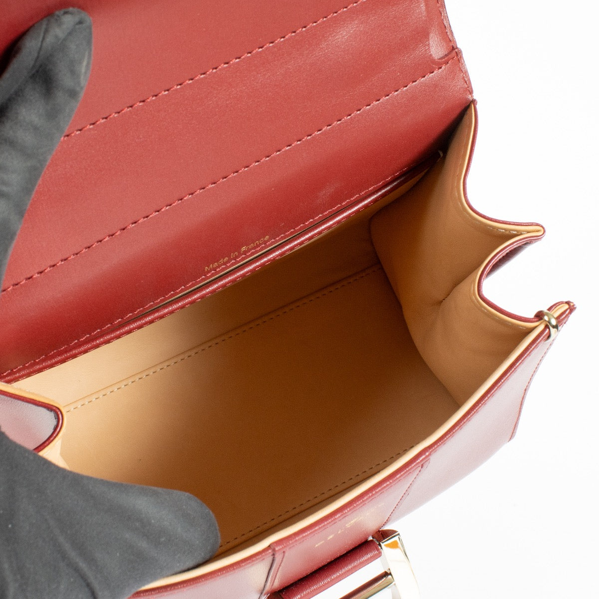 shop 100% authentic second hand Delvaux Rouge De Pourpre Box Calf Brillant Mini on Labellov.com