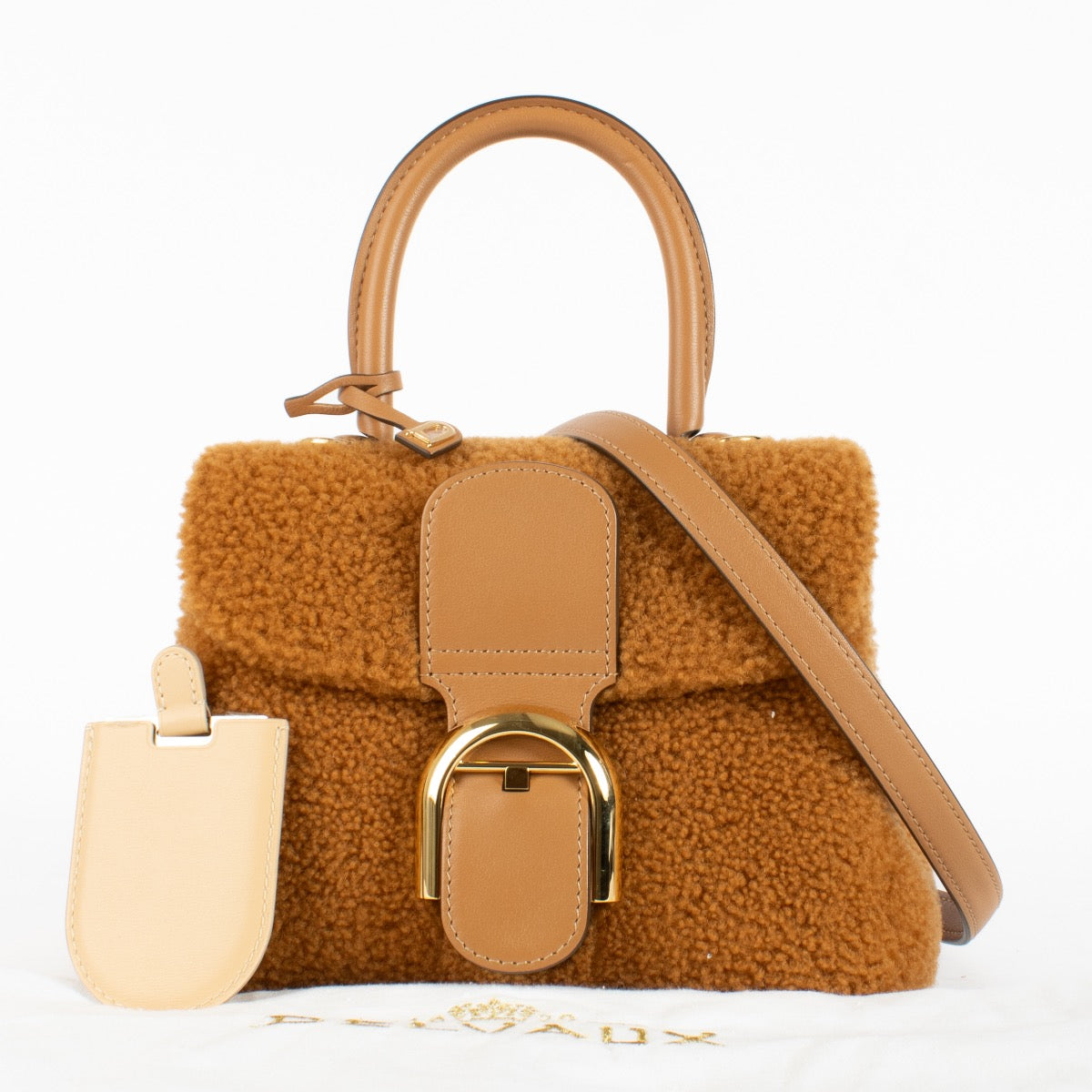 Authentic Second Hand Delvaux Vegetal Teddy Brillant Mini Sweet Cloud on Labellov.com