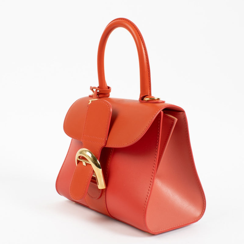 Delvaux Corail Camaïeux Box Calf Brillant Mini