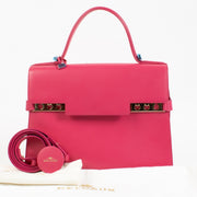 Delvaux Rose Indien Souple Calf Tempête GM