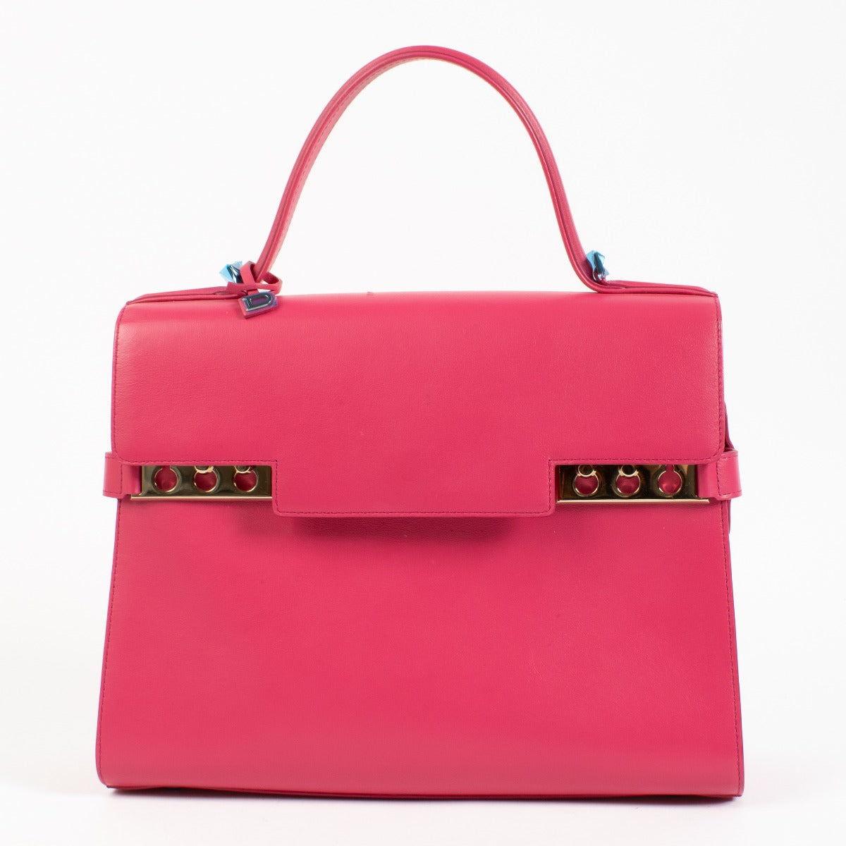 Delvaux Rose Indien Souple Calf Tempête GM