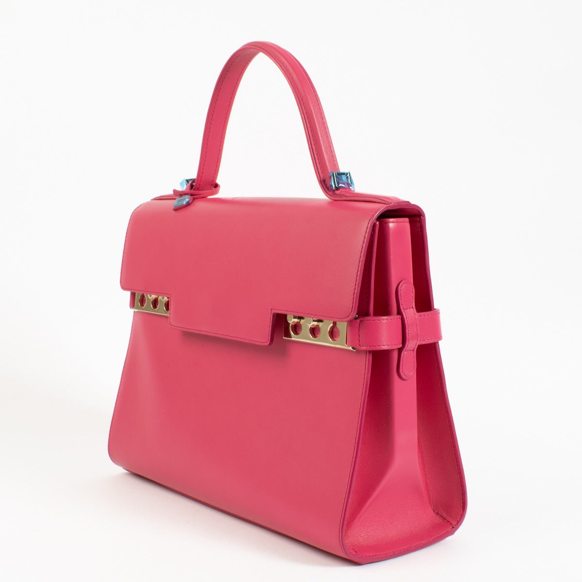 Delvaux Rose Indien Souple Calf Tempête GM