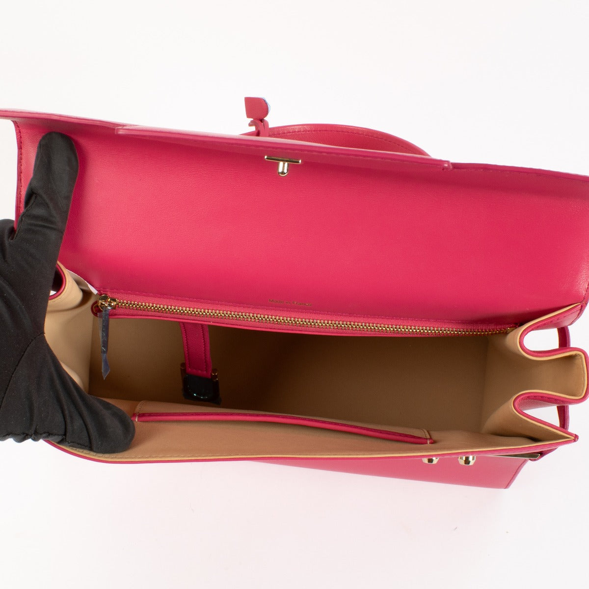 Delvaux Rose Indien Souple Calf Tempête GM