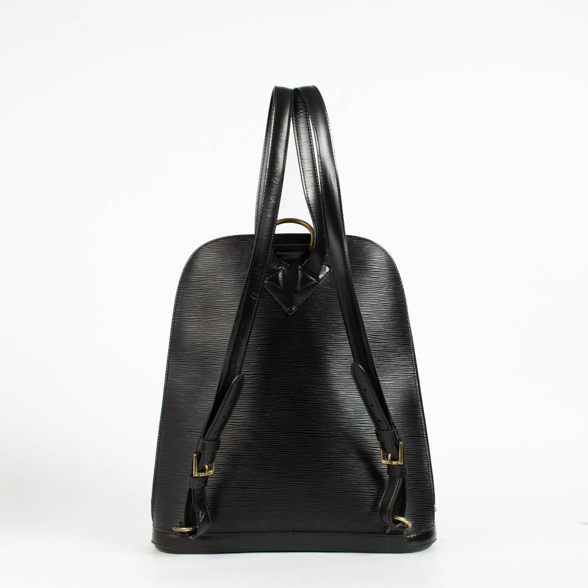 Authentic pre-loved Louis Vuitton Epi Gobelin Black Backpack on Labellov.com