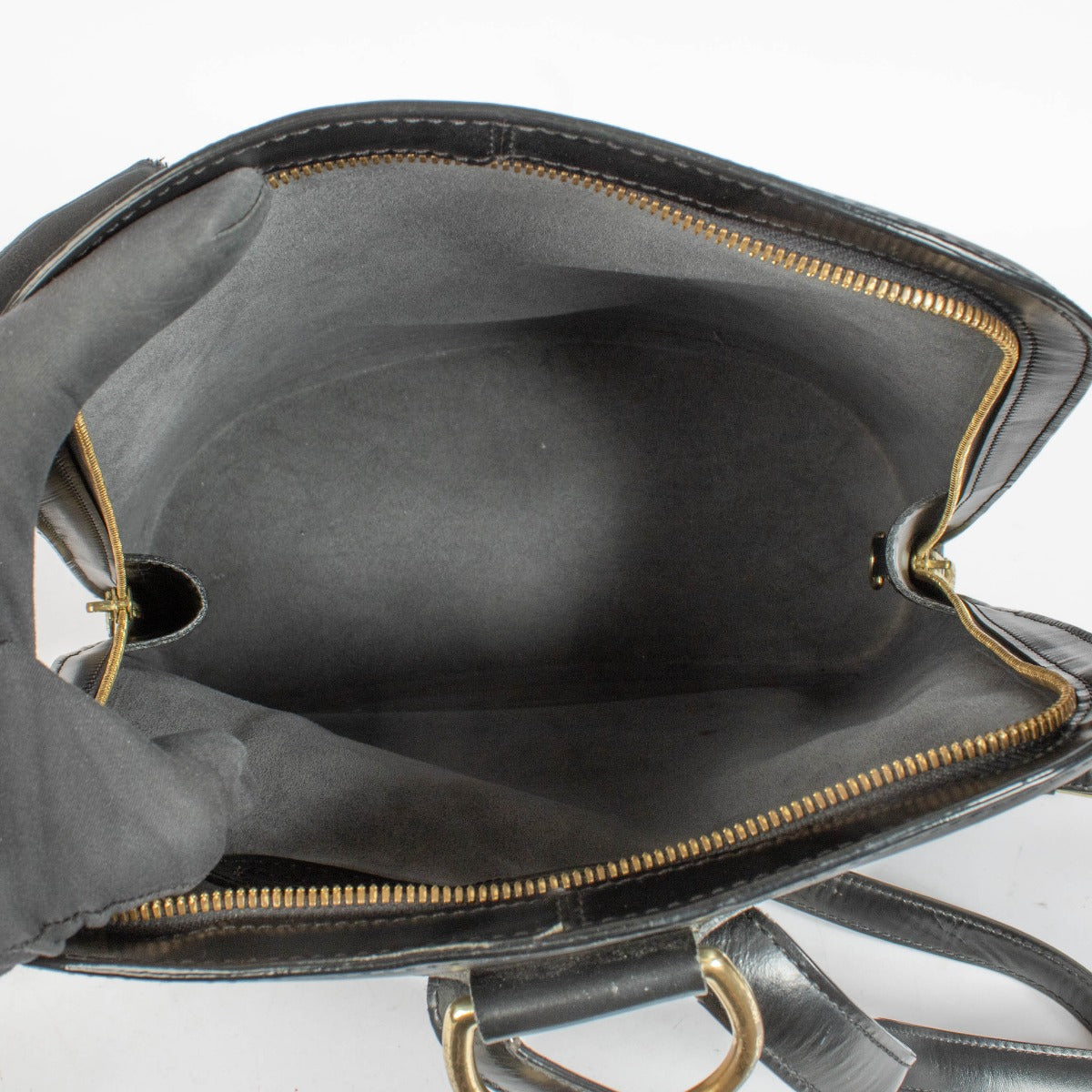 Authentic pre-loved Louis Vuitton Epi Gobelin Black Backpack on Labellov.com