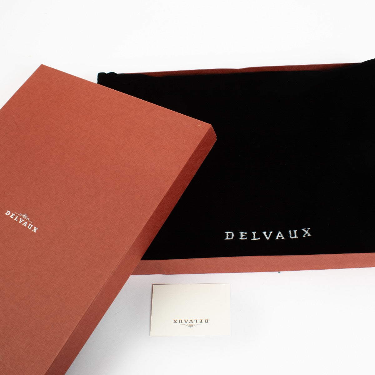 Delvaux Black Velvet Scarf
