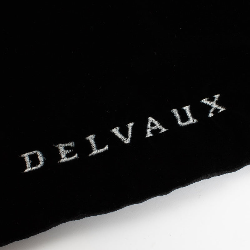 Delvaux Black Velvet Scarf