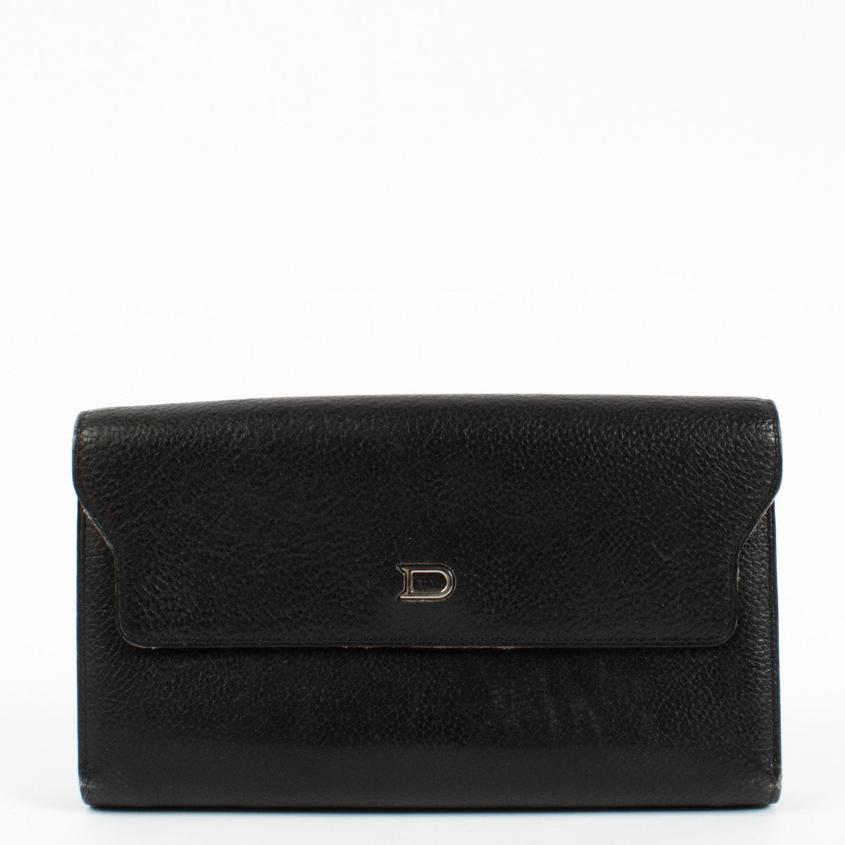 Delvaux Black Large Wallet