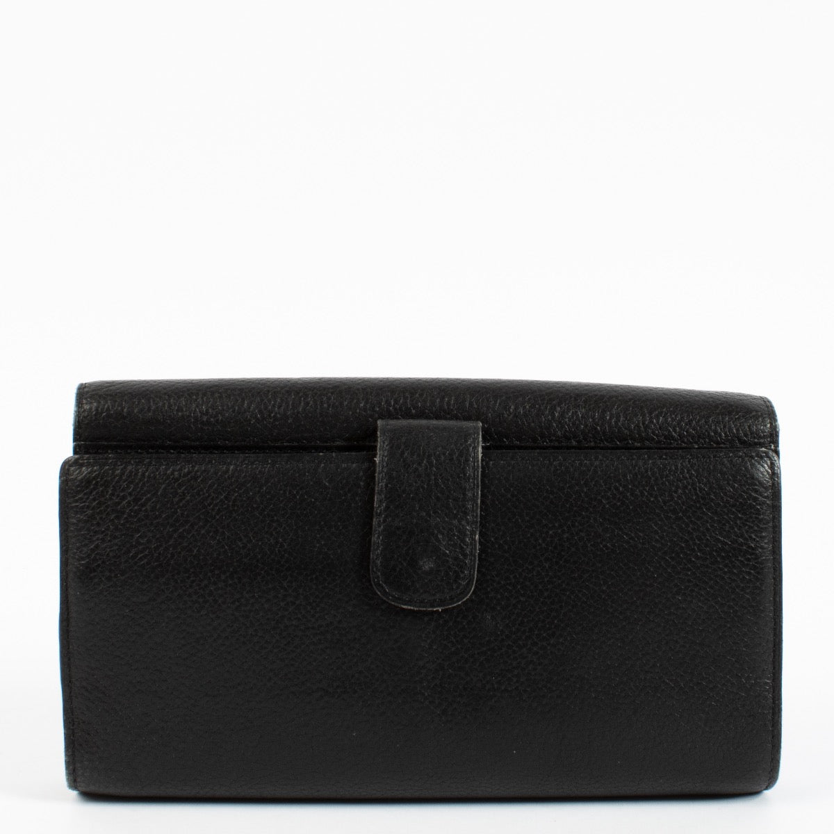 Delvaux Black Large Wallet