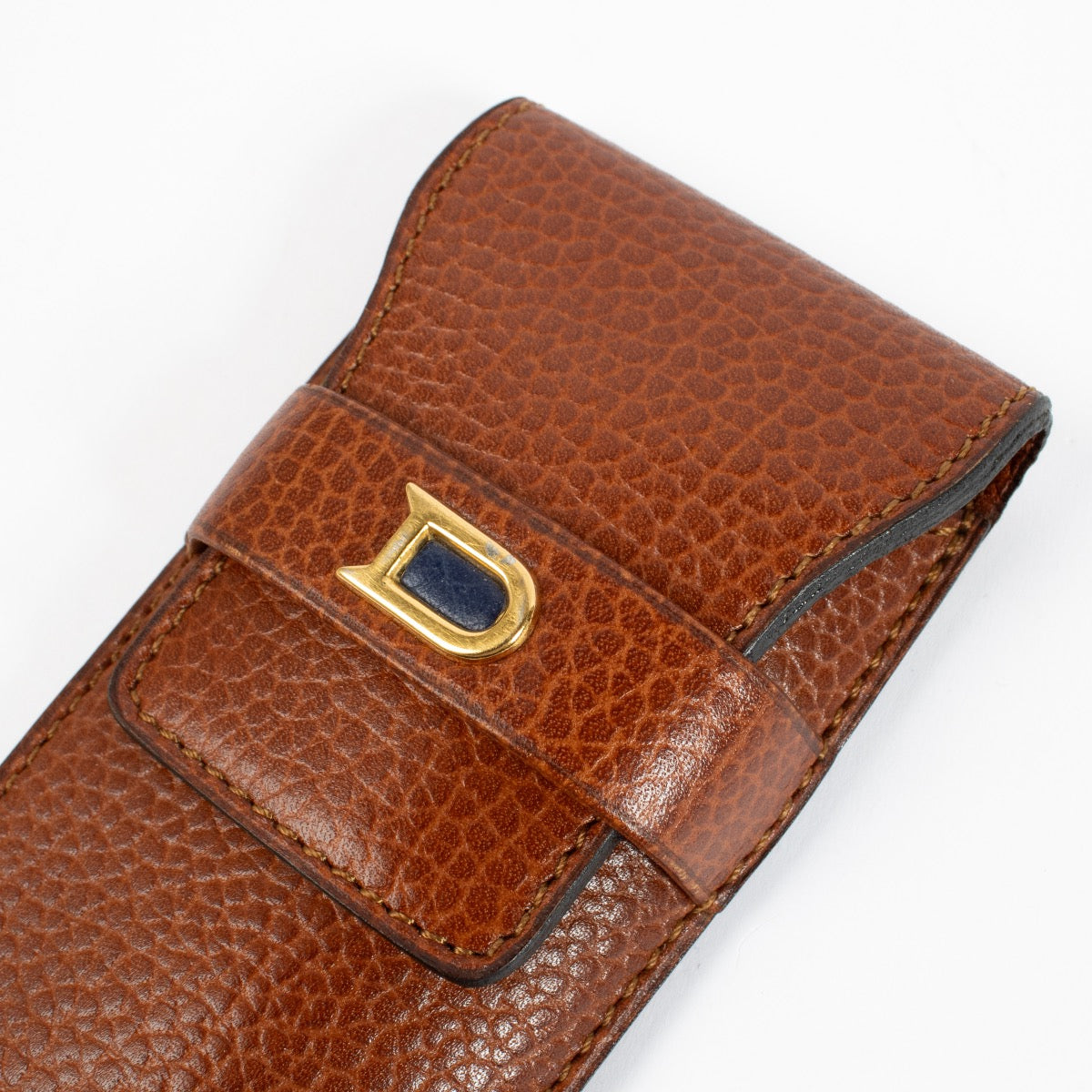 Delvaux Cognac Pen Holder