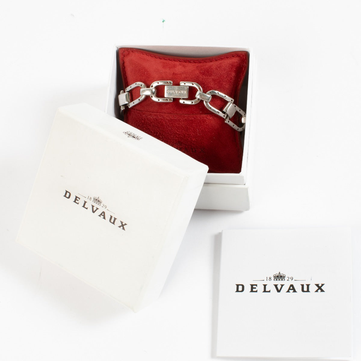Delvaux Sterling Zilveren Double D Armband