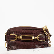 Jimmy Choo Burgundy Shoulder Bag
