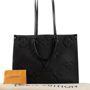 Shop safe online at Labellov in Antwerp and Knokke this 100% authentic second hand Louis Vuitton Black Monogram Empreinte On The Go GM Shoulder Bag