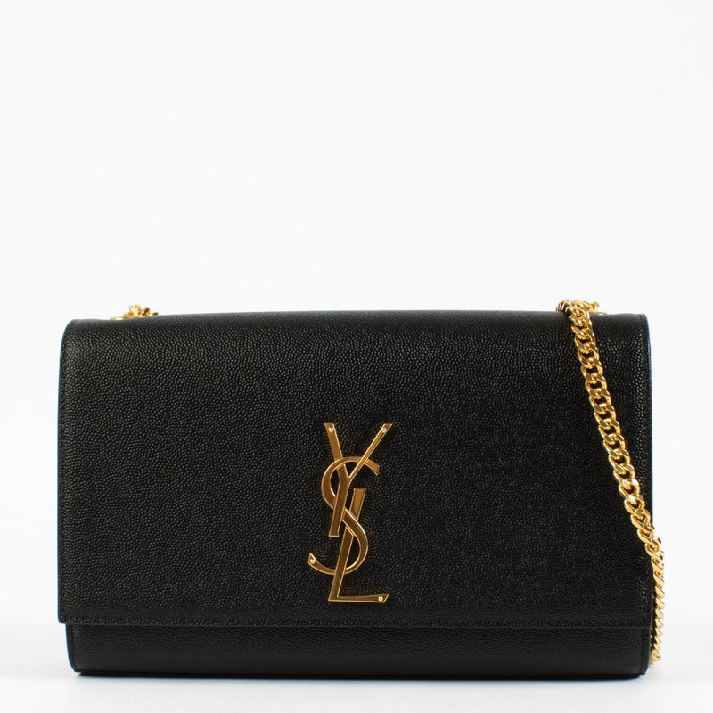 Saint Laurent Black Kate Medium Bag