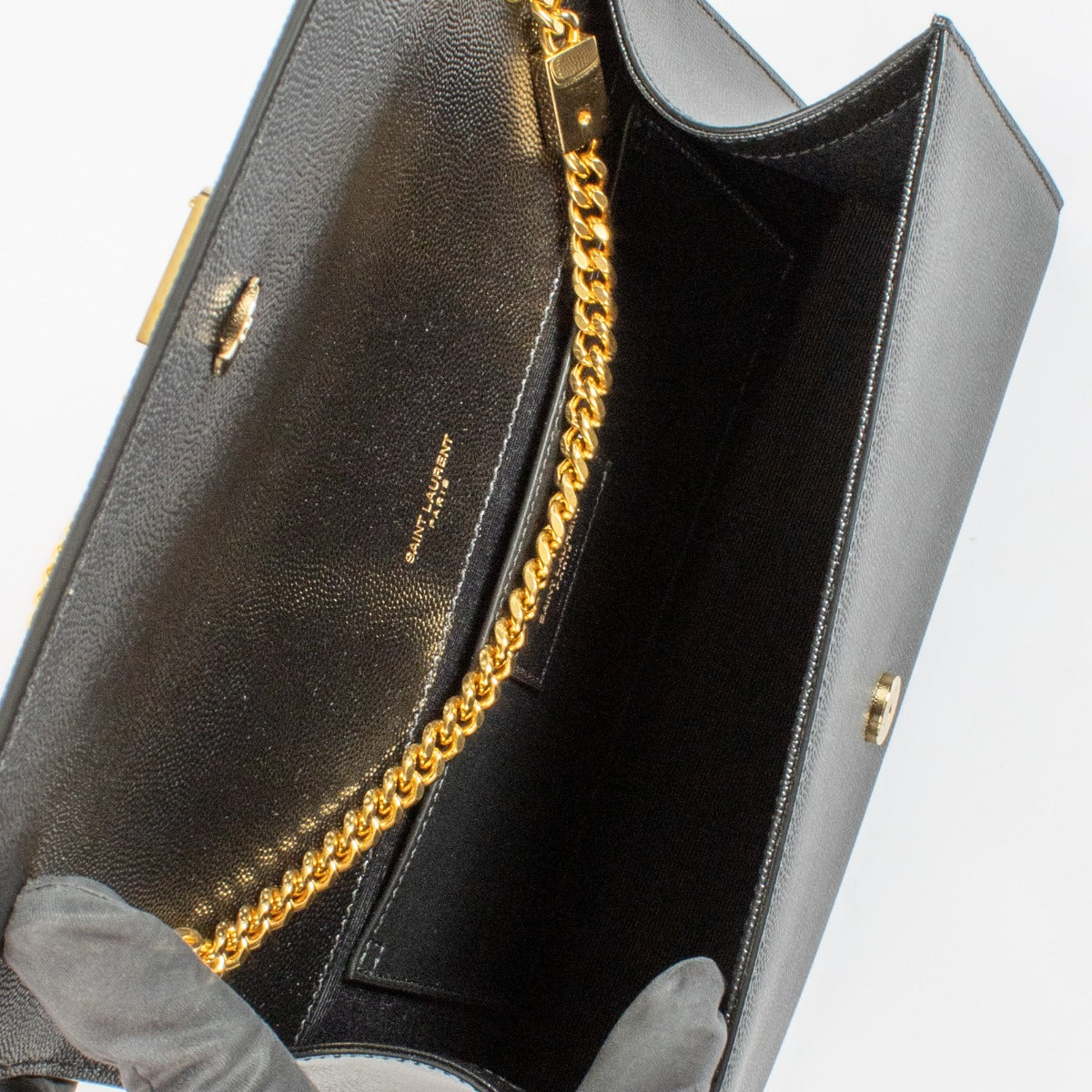 Saint Laurent Black Kate Medium Bag