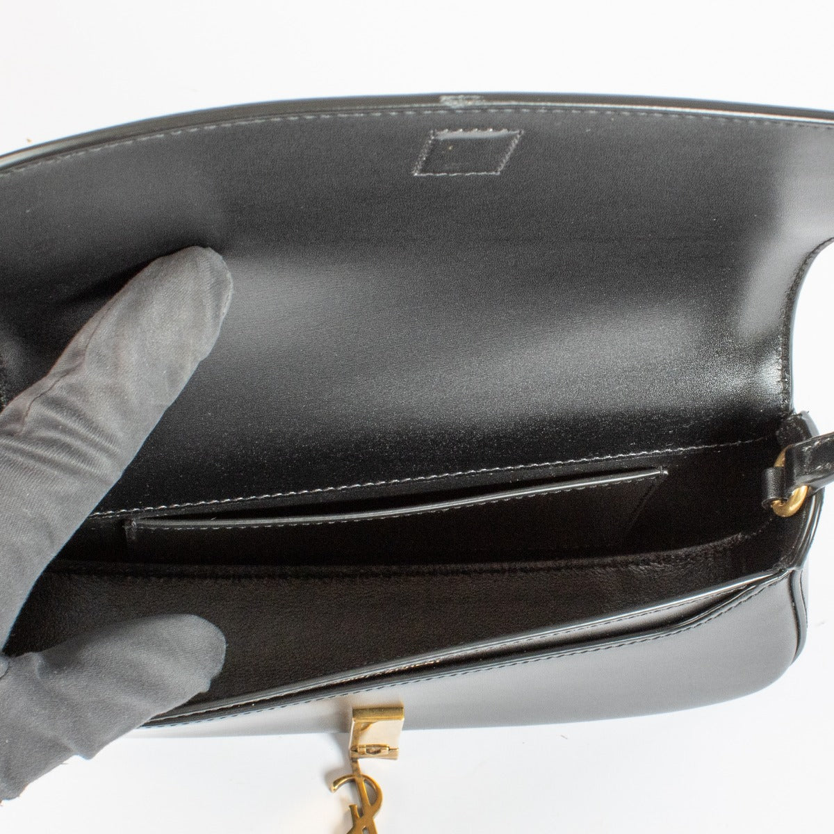 Saint Laurent Black Mini Voltaire Bag