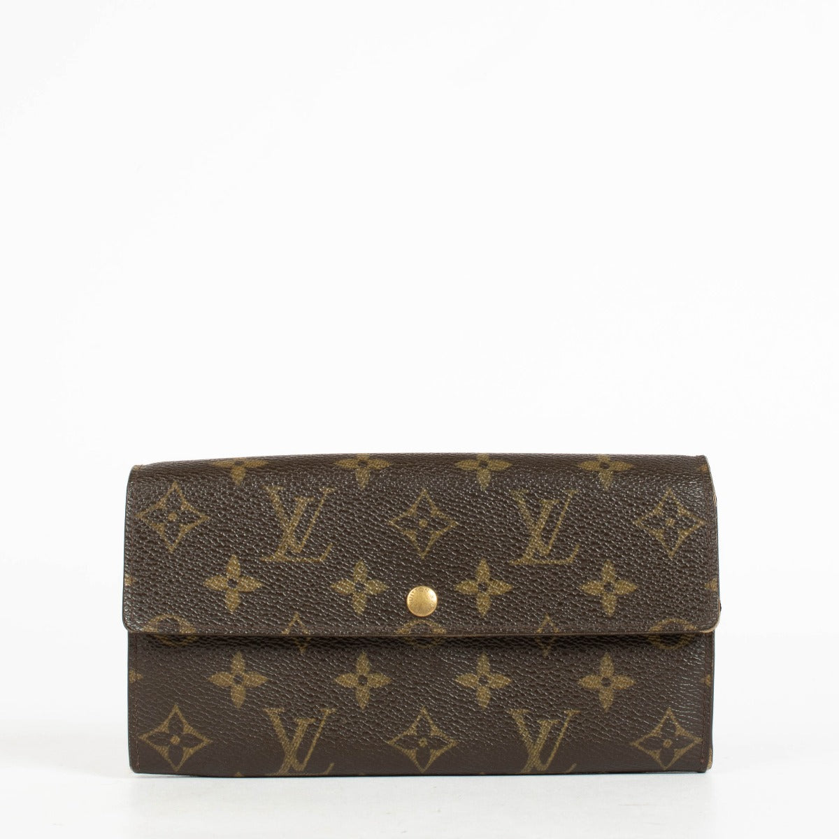 Authentic pre-loved Louis Vuitton Monogram Canvas Sarah Long Wallet on Labellov.com