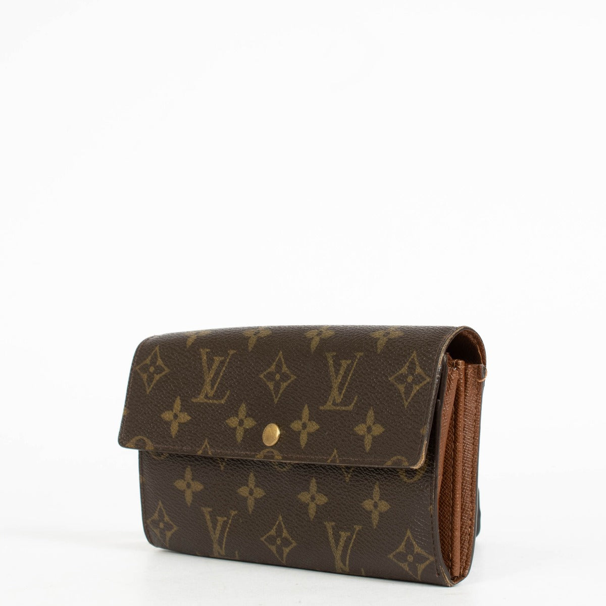 Authentic pre-loved Louis Vuitton Monogram Canvas Sarah Long Wallet on Labellov.com