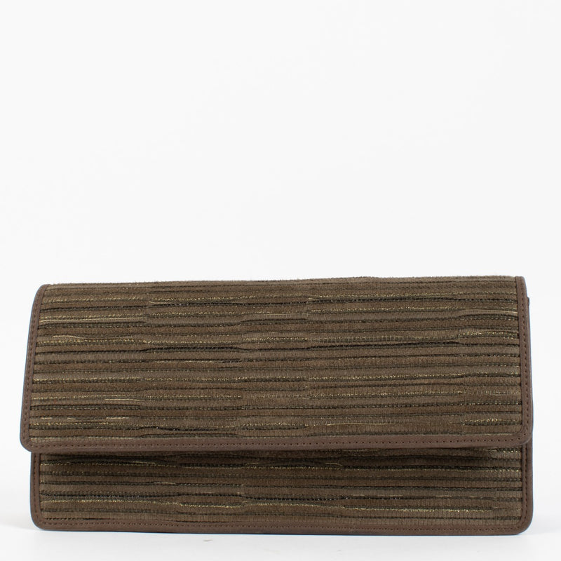 Hannelore for Delvaux Brown Hannelore Clutch