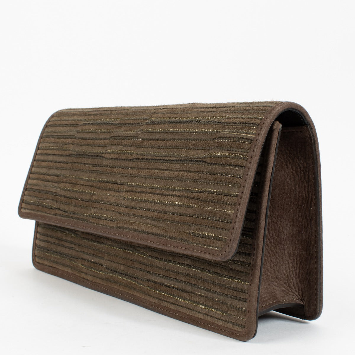 Pochette Delvaux Sauvage Toile de Cuir Nubuck Hannelore