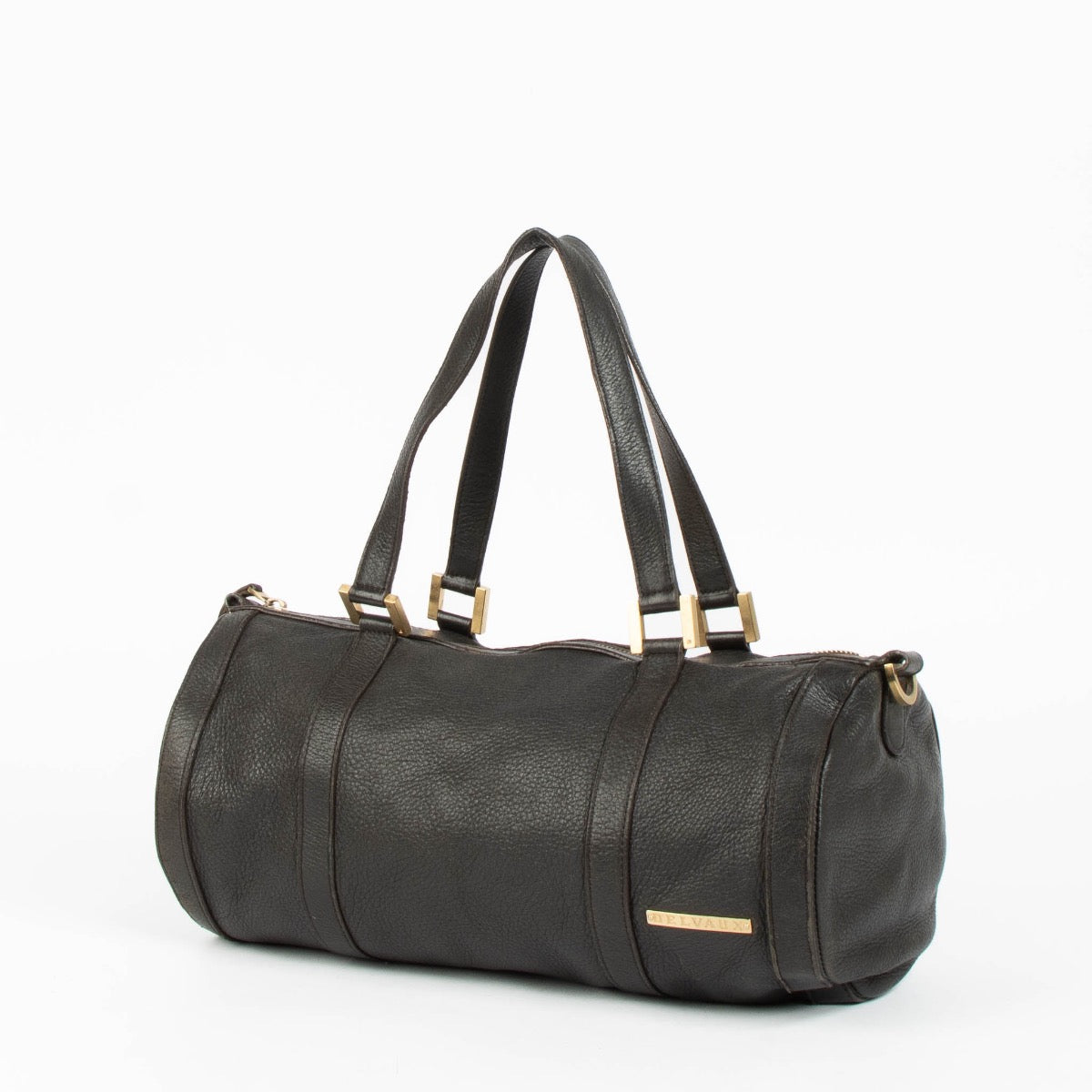 Authentic pre-loved Delvaux Brown Leather Lily Top Handle Bag on Labellov.com