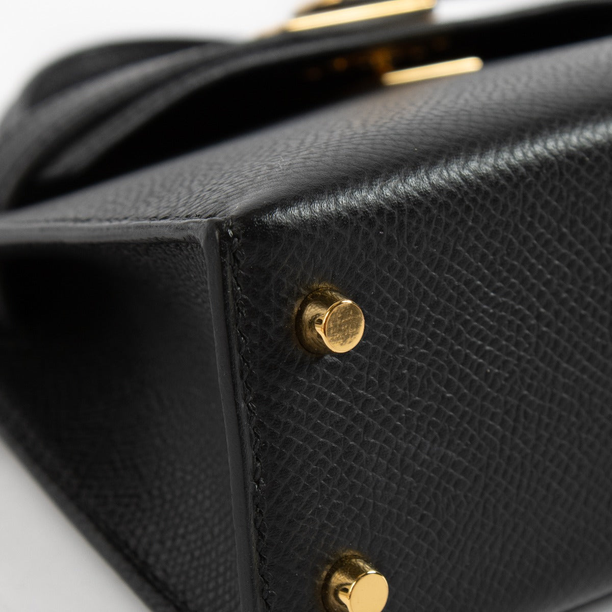 Hermès Kelly Mini II Black Epsom GHW