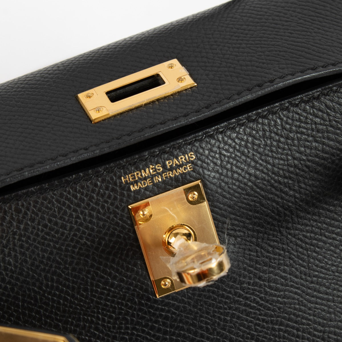 Hermès Kelly Mini II Black Epsom GHW