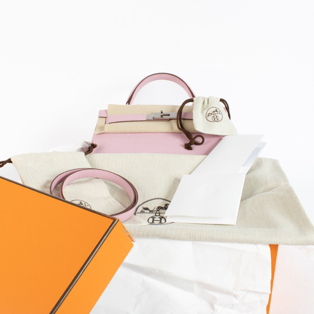 Hermès Kelly 28 Mauve Sylvestre Epsom PHW