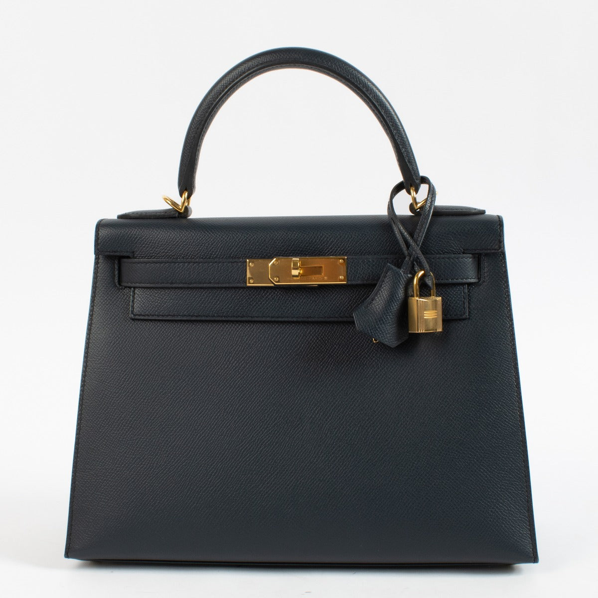 2022 Hermès Kelly 28 Bleu Indigo Epsom GHW