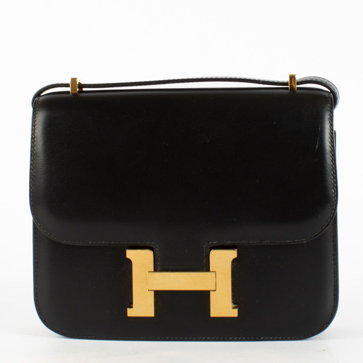 Hermès Constance Mini Zwart Box GHW
