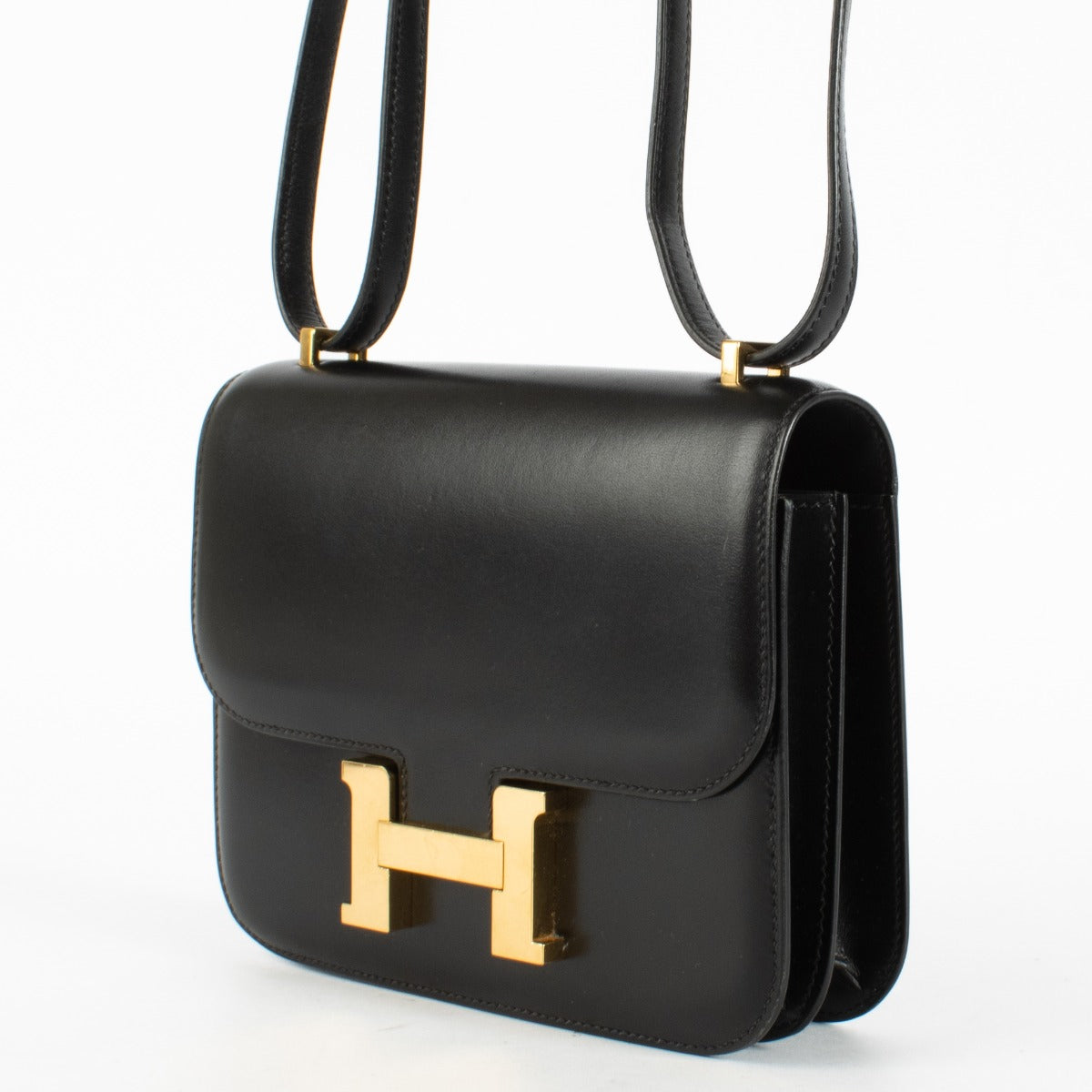 Hermès Constance Mini Zwart Box GHW