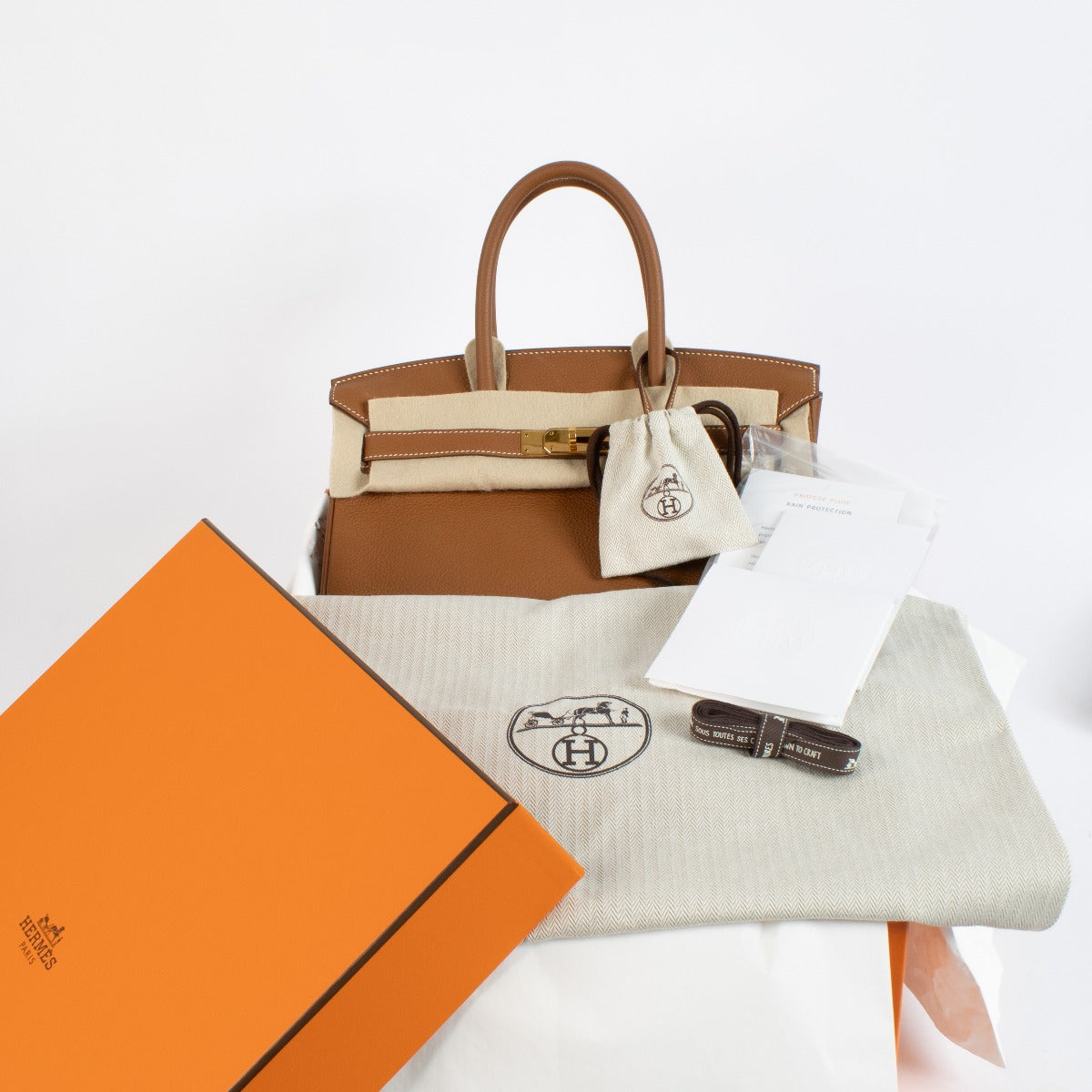 Hermès Birkin 30 Gold Togo GHW