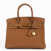 2021 Hermès Birkin 30 Gold Togo GHW
