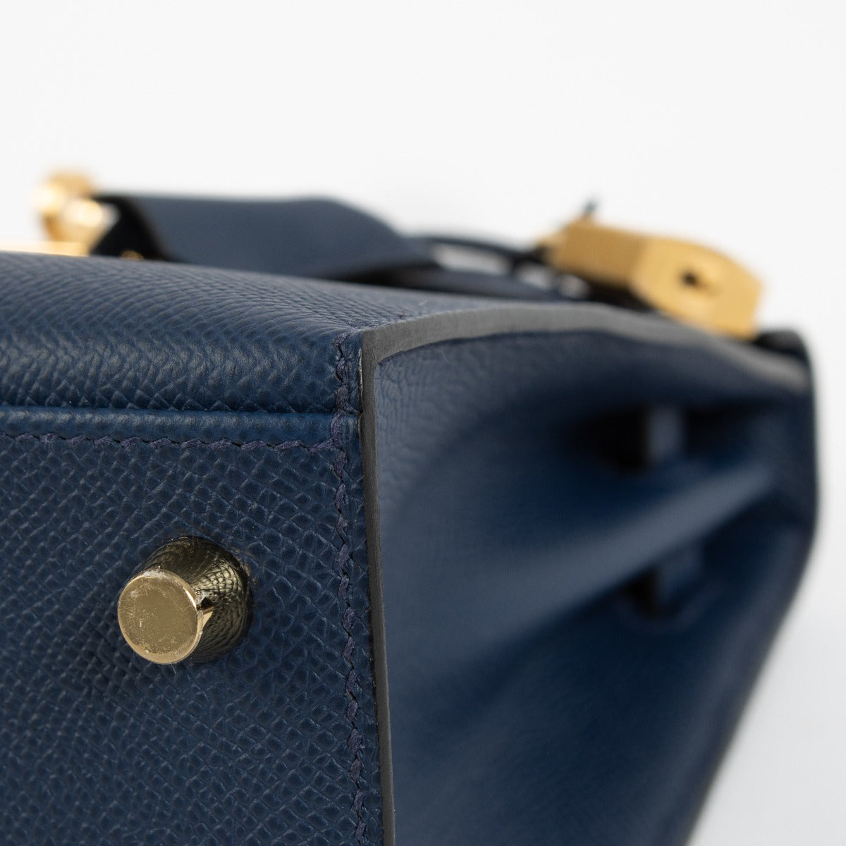 Hermès Kelly 25 Bleu Navy Epsom GHW