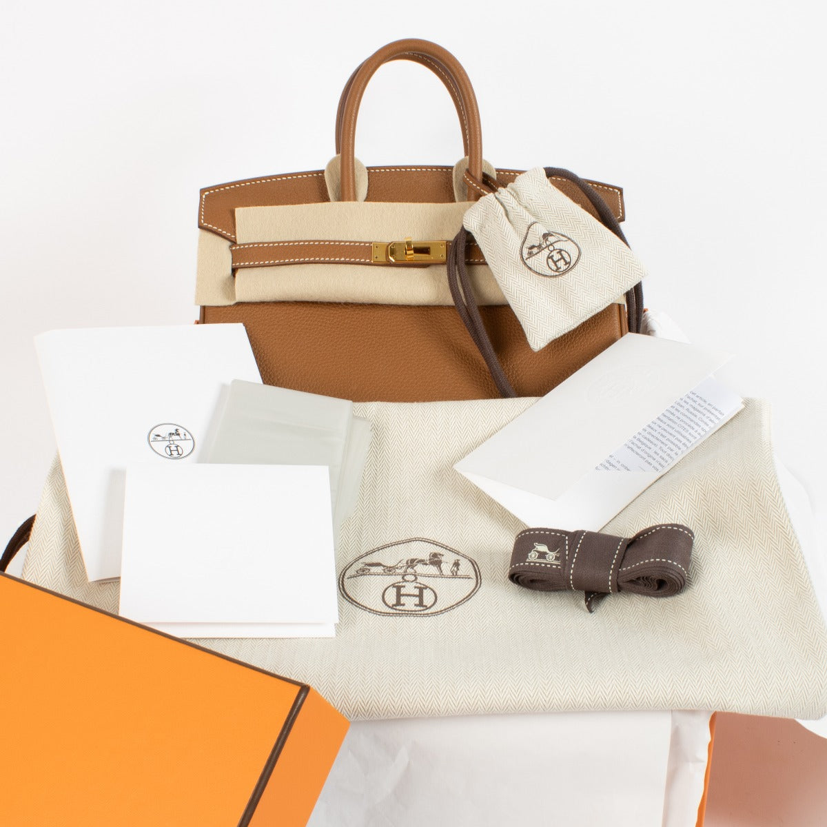 2023 Hermès Birkin 25 Gold Togo GHW
