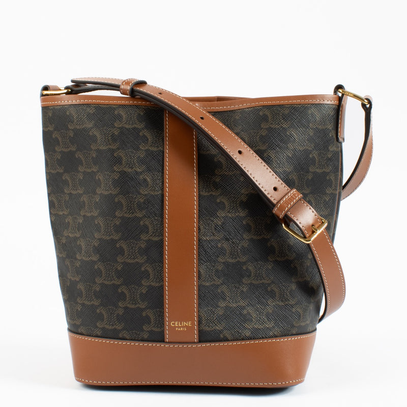 shop 100% authentic second hand Celine Monogram Triomphe Seau Bag on Labellov.com
