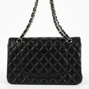 shop 100% authentic second hand Chanel Black Lambskin Medium Classic Flap Bag on Labellov.com